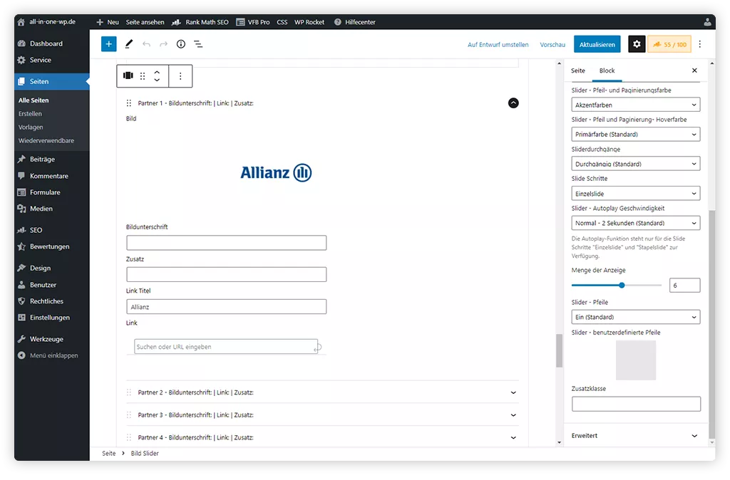 Backend-GUI Beispiel 1