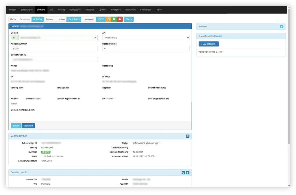 Hosting Domains